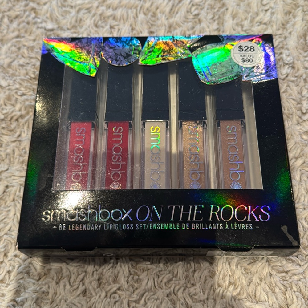 Smashbox set of 5 lip gloss set. Never used.